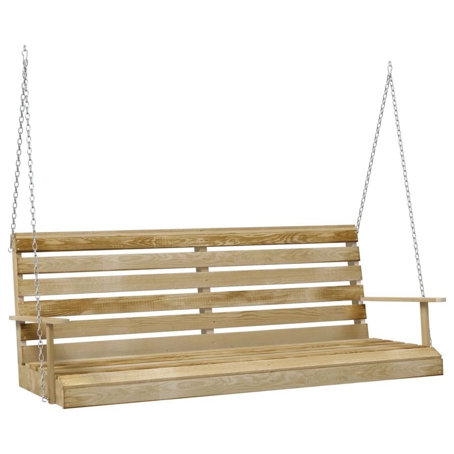 Schommelbank Geïmpregneerd Grenenhout 155 x 65 x 60 cm