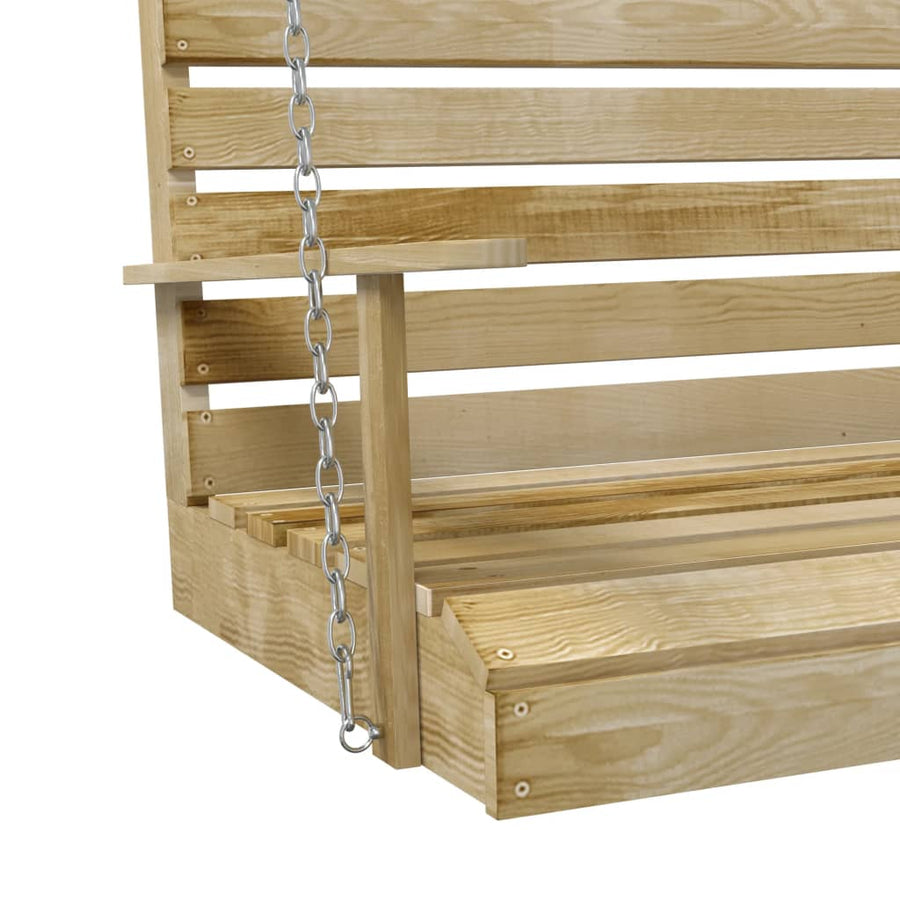 Schommelbank Geïmpregneerd Grenenhout 155 x 65 x 60 cm