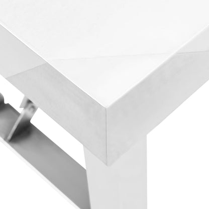 Keukenwerktafel Inklapbaar Roestvrij Staal 85 x 60 x 80 cm