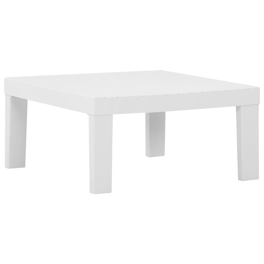 -Delige Loungeset Met Kussens Kunststof 6 Wit