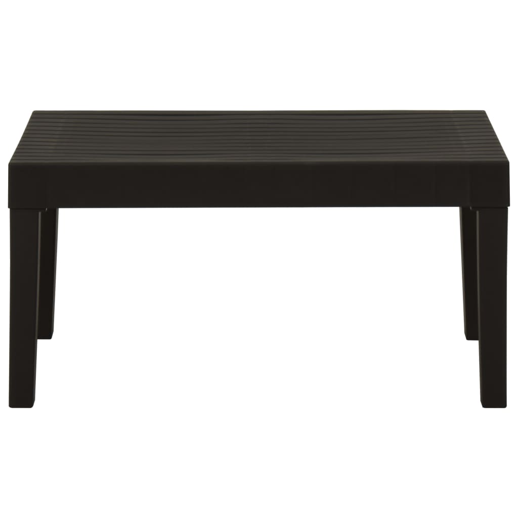 -Delige Loungeset Met Kussens Kunststof 6 Grijs