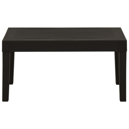 -Delige Loungeset Met Kussens Kunststof Grijs