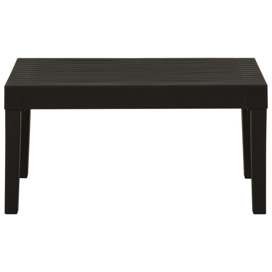 -Delige Loungeset Met Kussens Kunststof Grijs