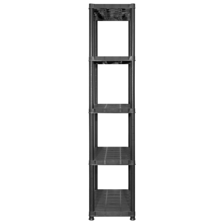 Opbergrek 5-Laags Kunststof Zwart 213 x 38 x 170 cm