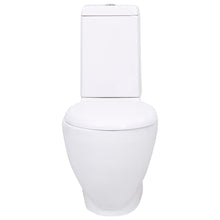 Toilet Rond Afvoer Onder Keramiek Wit