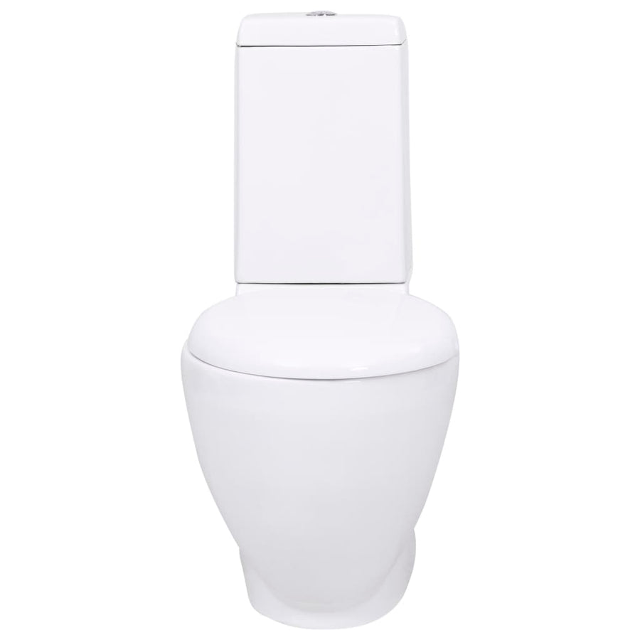 Toilet Rond Afvoer Onder Keramiek Wit