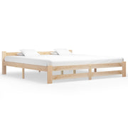 Solid pine bed frame 200x200 cm