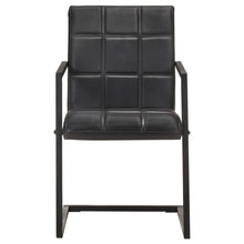 Eetkamerstoelen Echt Leer 6 Zwart Patroon 4