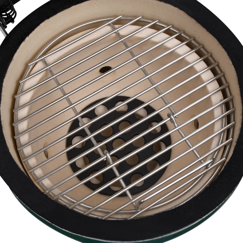 Kamado Barbecue 56 Cm Keramiek Groen