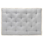 Pallet sofa cushion 120x80x10 cm grey
