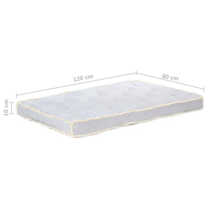 Bankkussen Pallet 20X80X0 Cm Grijs Zitkussen