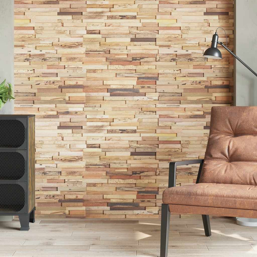 Wandpanelen 10 St 1,03 M² Hergebruikt Teakhout