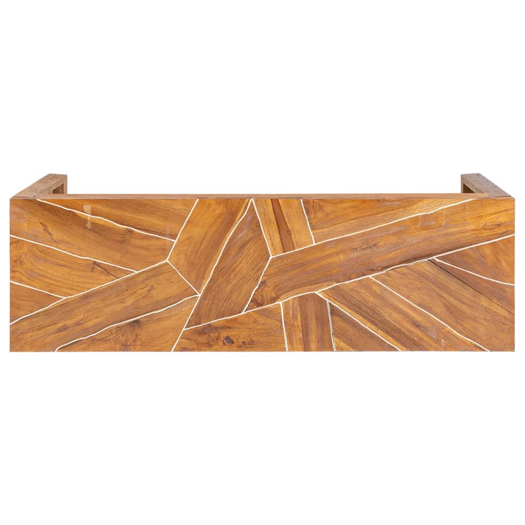 Tv-Meubel 110X60X38 Cm Massief Teakhout
