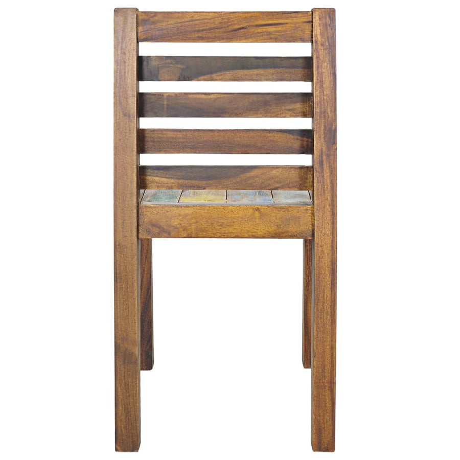 Eetkamerstoelen Massief Gerecycled Hout 4