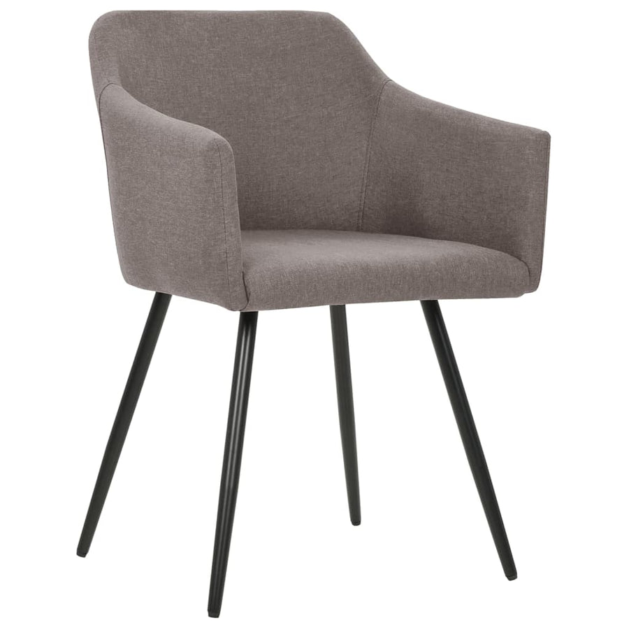 Eetkamerstoelen 4 St Draaibaar Stof Taupe 4