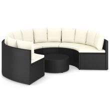 7-Delige Loungeset Met Kussens Poly Rattan 6