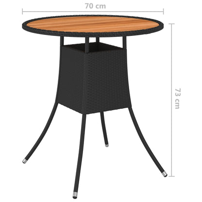 9-Delige Loungeset Met Kussens Poly Rattan 8 Zwart en bruin