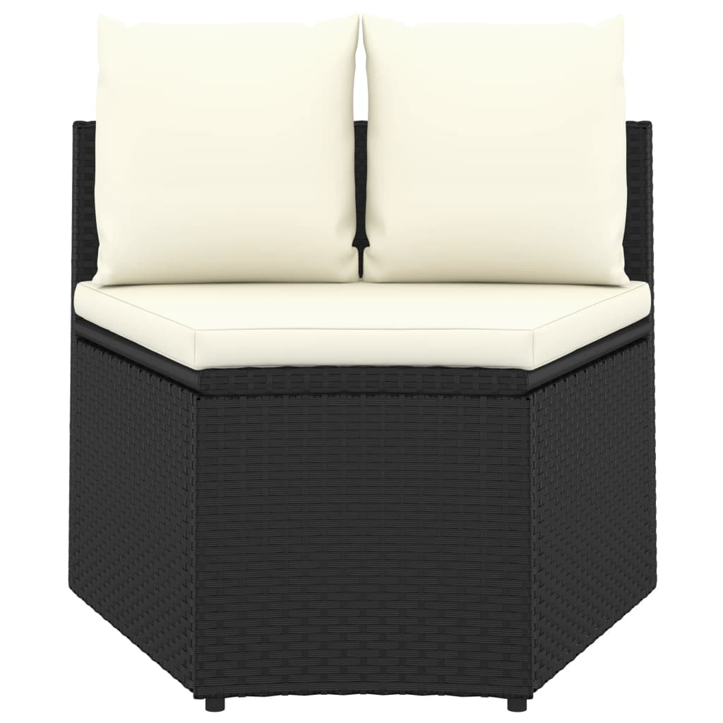 Loungeset Met Kussens Poly Rattan 8