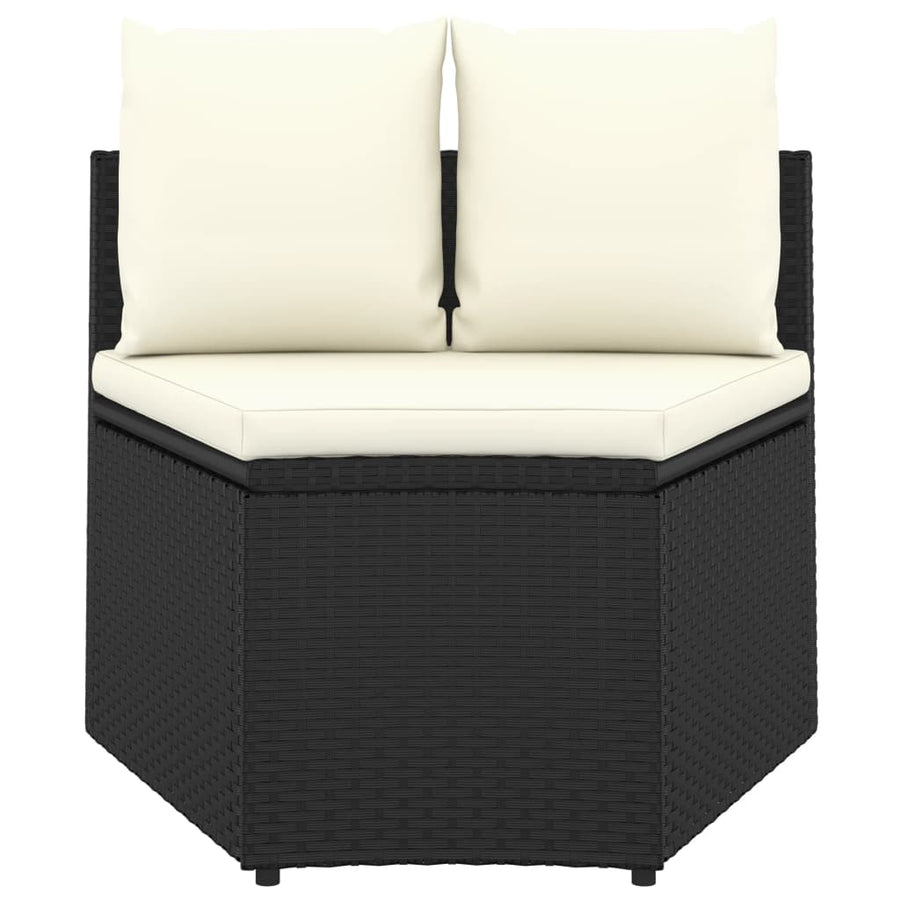 Loungeset Met Kussens Poly Rattan 8