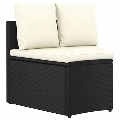 -Delige Loungeset Met Kussens Poly Rattan 5