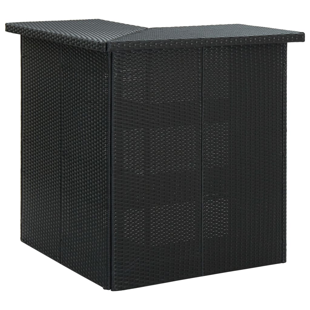 8-Delige Tuinbarset Met Kussens Poly Rattan 7