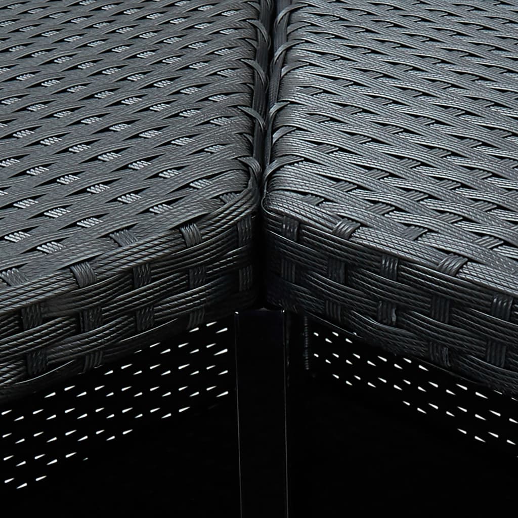 8-Delige Tuinbarset Met Kussens Poly Rattan 7