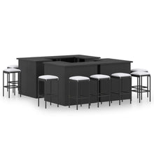 16-Delige Tuinbarset Met Kussens Poly Rattan 15