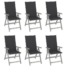 Tuinstoelen Verstelbaar Met Kussens Massief Acaciahout 6