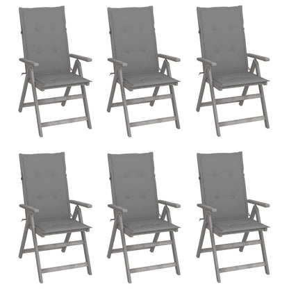 Tuinstoelen Verstelbaar Met Kussens Massief Acaciahout 6