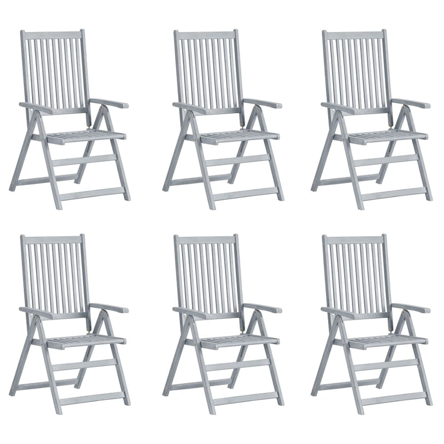 Tuinstoelen Verstelbaar Met Kussens Massief Acaciahout 6