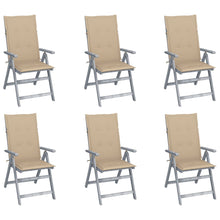 Tuinstoelen Verstelbaar Met Kussens Massief Acaciahout 6