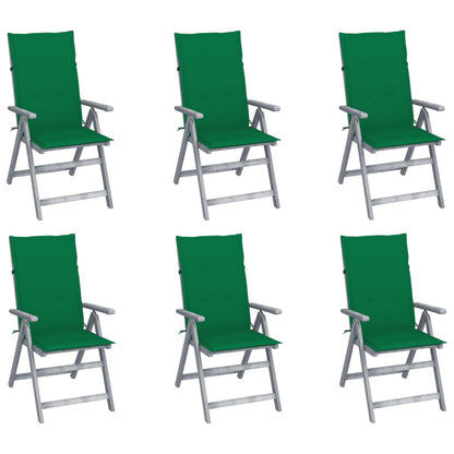 Tuinstoelen Verstelbaar Met Kussens Massief Acaciahout 6