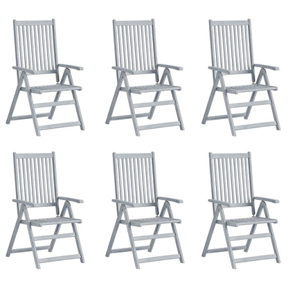 Tuinstoelen Verstelbaar Met Kussens Massief Acaciahout 6