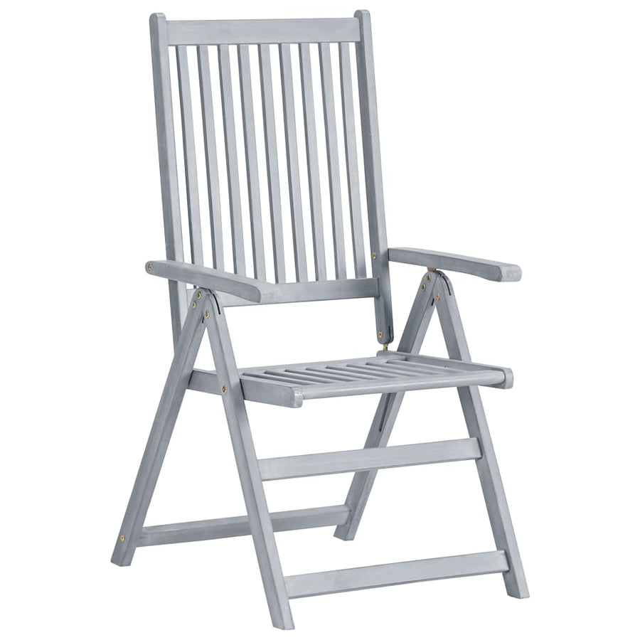 Tuinstoelen Verstelbaar Met Kussens Massief Acaciahout 6