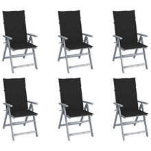Tuinstoelen Verstelbaar Met Kussens Massief Acaciahout 6