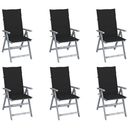 Tuinstoelen Verstelbaar Met Kussens Massief Acaciahout 6