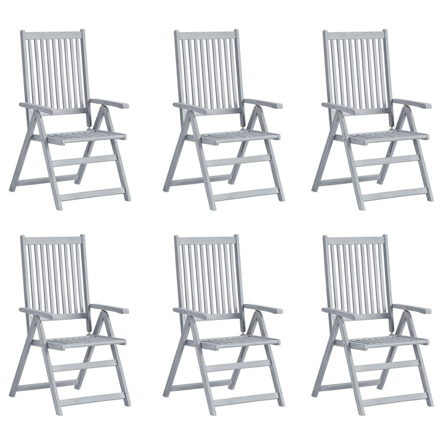 Tuinstoelen Verstelbaar Met Kussens Massief Acaciahout 6
