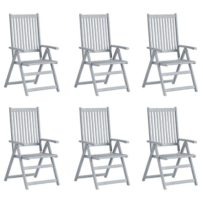 Tuinstoelen Verstelbaar Met Kussens Massief Acaciahout 6