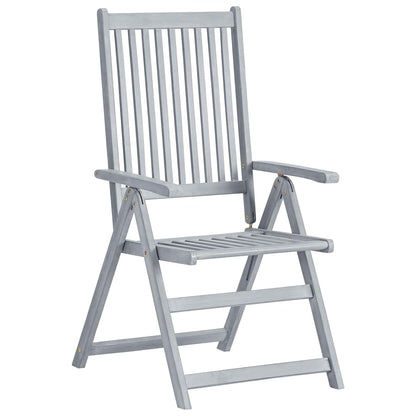 Tuinstoelen Verstelbaar Met Kussens Massief Acaciahout 6