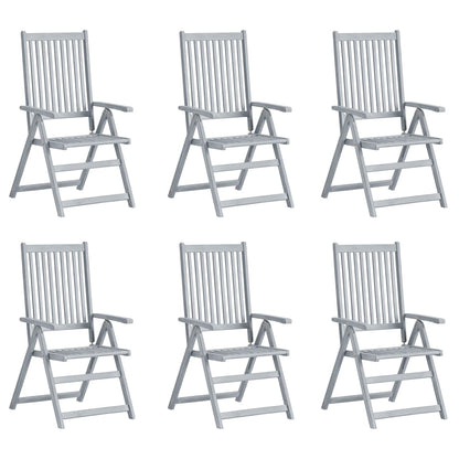 Tuinstoelen Verstelbaar Met Kussens Massief Acaciahout 6