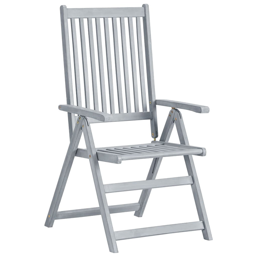 Tuinstoelen Verstelbaar Met Kussens Massief Acaciahout 6