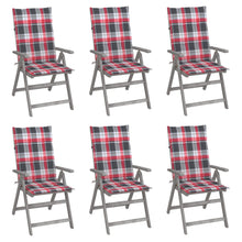 Tuinstoelen Verstelbaar Met Kussens Massief Acaciahout 6