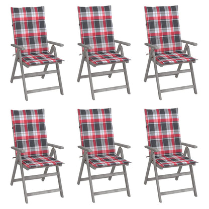Tuinstoelen Verstelbaar Met Kussens Massief Acaciahout 6