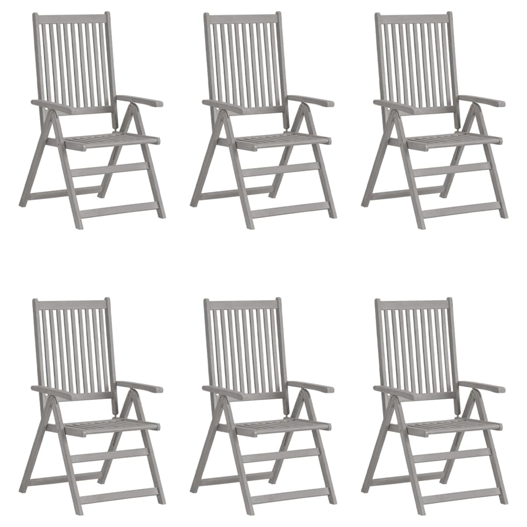 Tuinstoelen Verstelbaar Met Kussens Massief Acaciahout 6