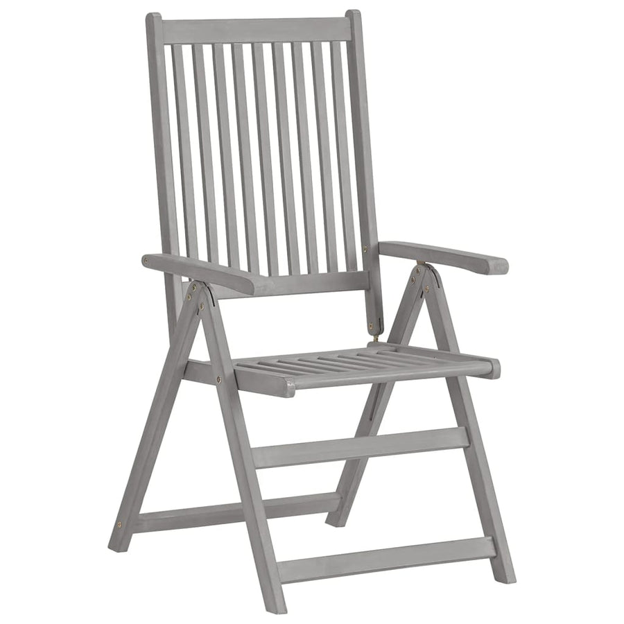 Tuinstoelen 4 St Verstelbaar Met Kussens Massief Acaciahout 1 Groen