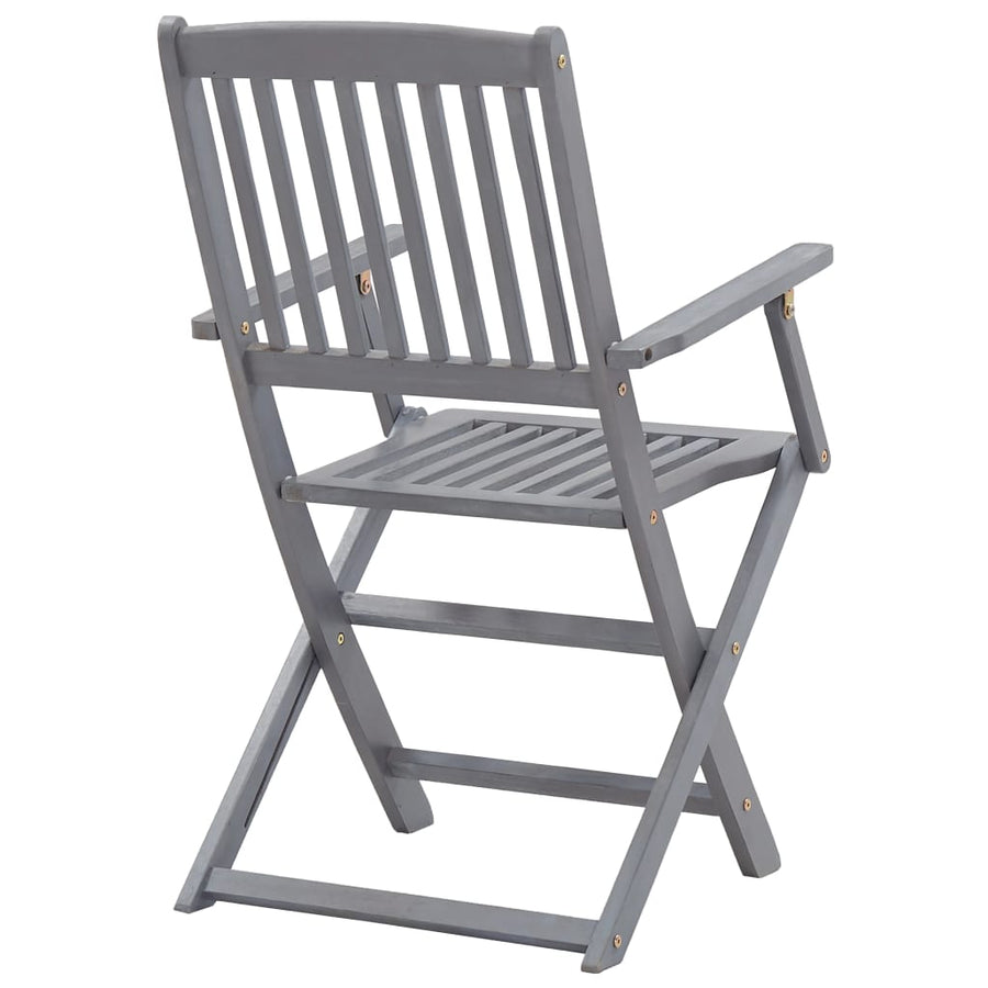 Tuinstoelen 6 St Inklapbaar Met Kussens Massief Acaciahout 1 Crème