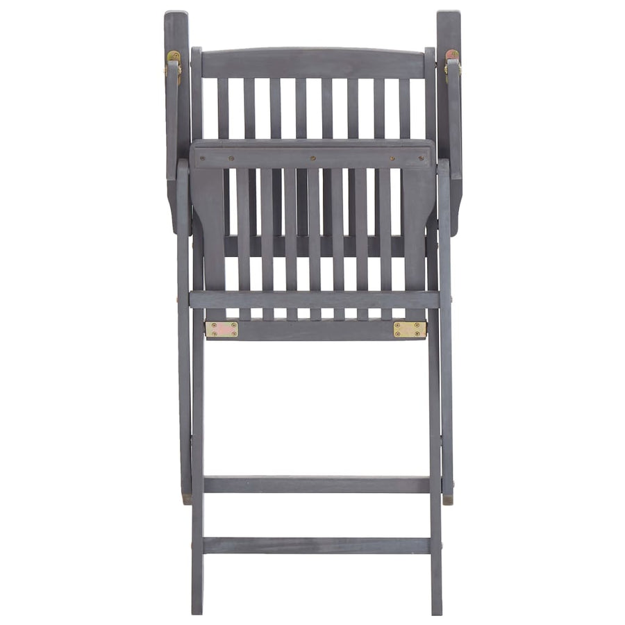 Tuinstoelen 6 St Inklapbaar Met Kussens Massief Acaciahout 1 Crème
