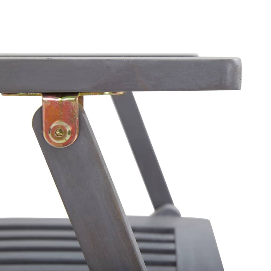Tuinstoelen 6 st inklapbaar met kussens massief acaciahout