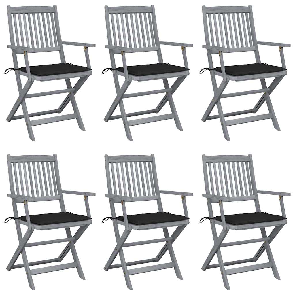 Tuinstoelen Inklapbaar Met Kussens Massief Acaciahout 6