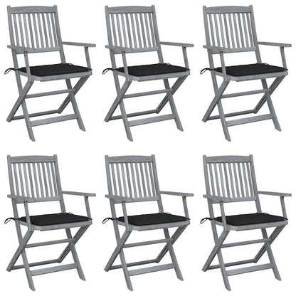 Tuinstoelen Inklapbaar Met Kussens Massief Acaciahout 6